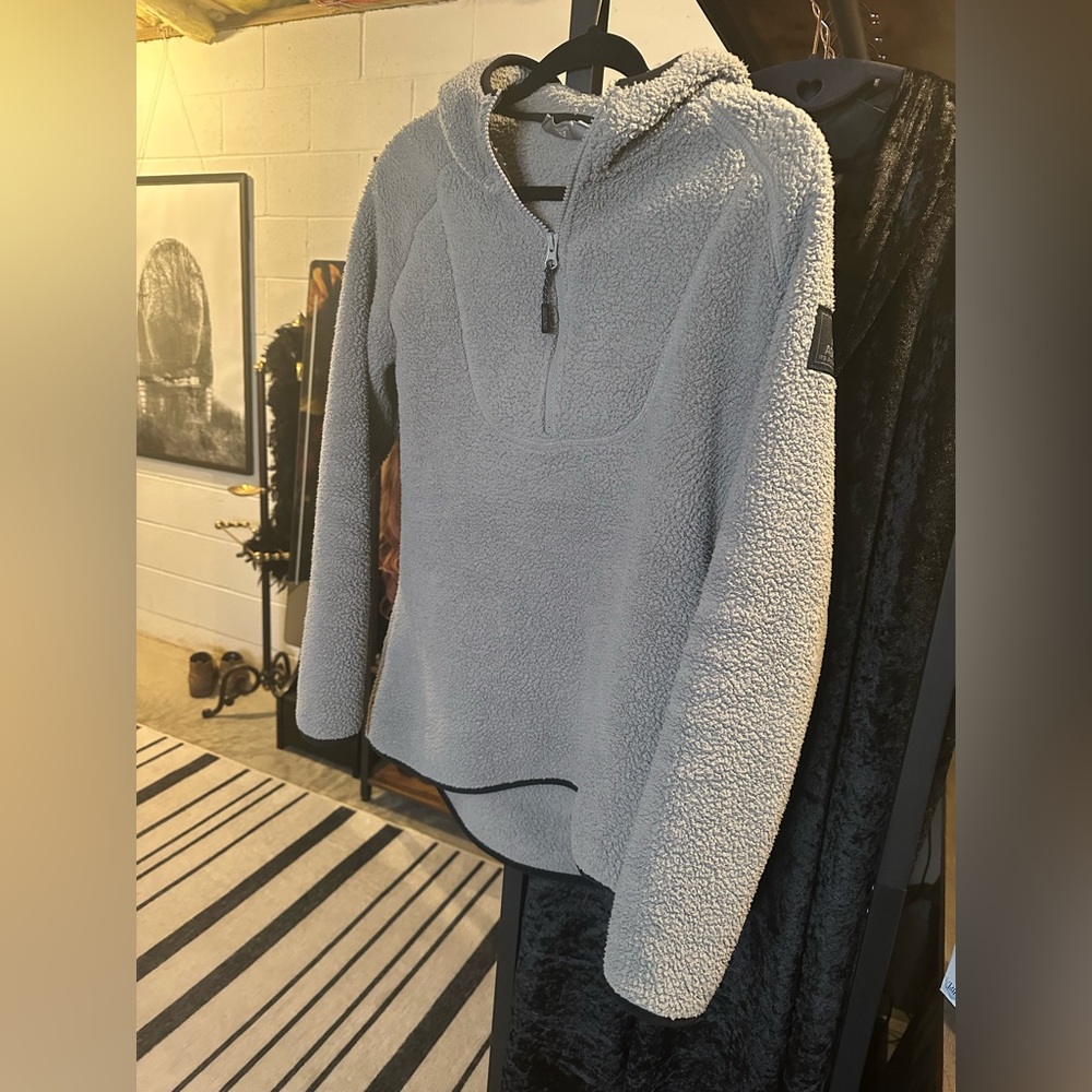 Pull over fleece hoodie